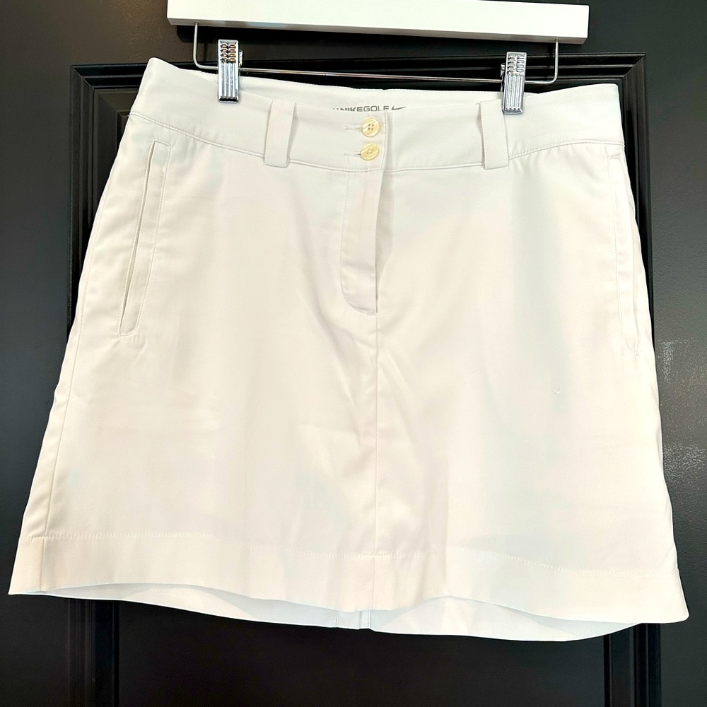 Nike White Mini Skort